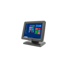 Monitor Touch EC Line EC-TS-1210 - 12" - 1024 x 768 - USB - Negro
